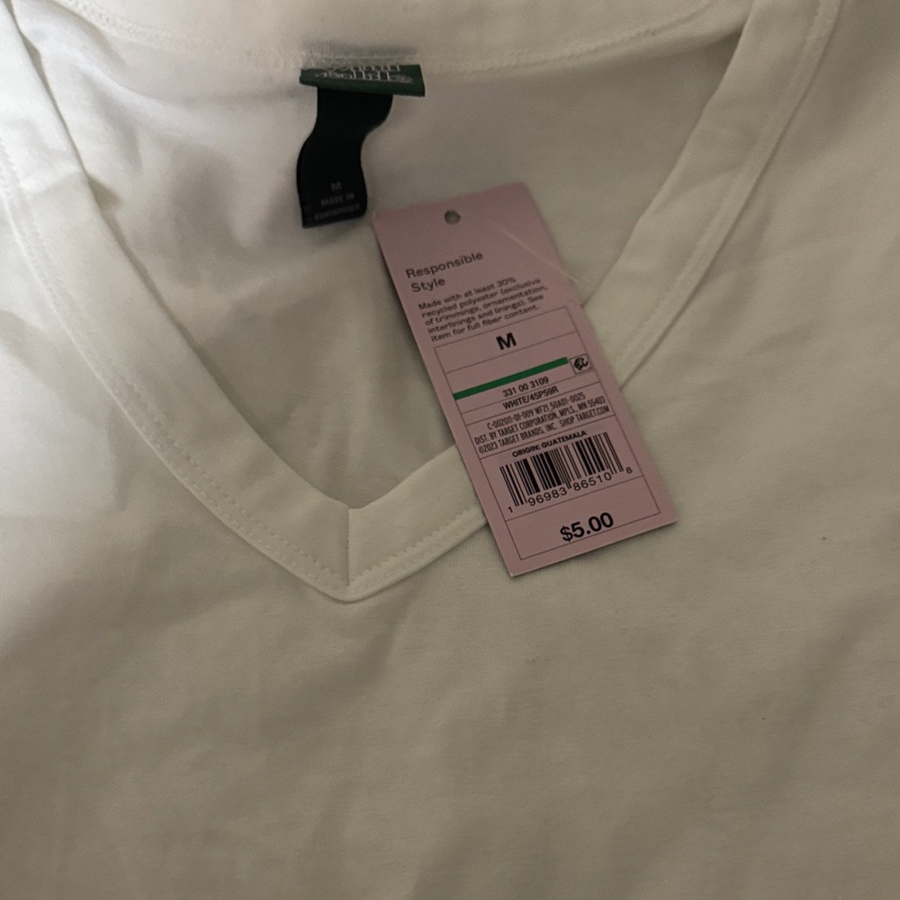 wild fable White Girls' Basic V-Neck Tops - 2 Pack - Picture 3 of 6